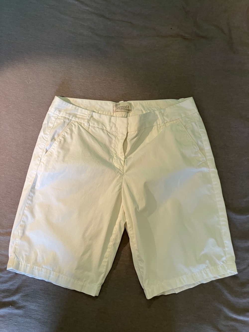J. Crew Cream Bermuda Shorts